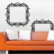 Baroque wall decals - Wall decal Baroque on a frame - ambiance-sticker.com