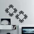 Wall decals design - Wall decal Baroque floral frame - ambiance-sticker.com