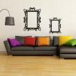 Baroque wall decals - Wall decal Mirror decorated - ambiance-sticker.com