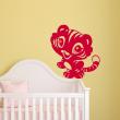 Wall decals for kids - Smiling cartoon cat wall decal - ambiance-sticker.com