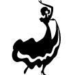 Figures wall decals - Wall decal Cartoon salsa dancer - ambiance-sticker.com