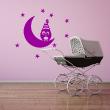 Cartoon owl in the sky Wall decal - ambiance-sticker.com