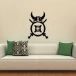Wall decals for kids - Helmet, shield and sword wall decal - ambiance-sticker.com