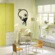 Wall decals for kids - Charming little canary wall decal - ambiance-sticker.com