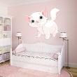 Wall decals kids - The cute cat Wall decal - ambiance-sticker.com