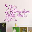 Wall decals for kids - Once upon a time castle Wall sticker - ambiance-sticker.com