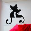 Love  wall decals - Wall decal Cats lovers - ambiance-sticker.com