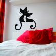 Love  wall decals - Wall decal Cats lovers - ambiance-sticker.com