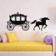 Wall decals for kids - Horse in winds with his coach wall decal - ambiance-sticker.com