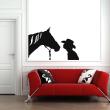 Figures wall decals - Wall decal Horse and Cowboy - ambiance-sticker.com