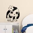 Wall decals for kids - Four legged puppy smiling wall decal - ambiance-sticker.com