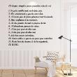 Wall decals with quotes - Wall decal quote 12 étapes simple pour prendre soin de soi ... decoration - ambiance-sticker.com