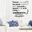 Wall decals with quotes - Wall decal sticke love l'amour, c'est comme ...  - Cybelle Nguyen decoration - ambiance-sticker.com