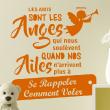 Wall decals with quotes - Wall decal quote bedroom les amis sont les Anges - ambiance-sticker.com