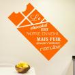 Wall decals with quotes - Wall decal quote chocolat chocolate bar - ambiance-sticker.com