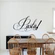 Wall decals for the kitchen - Kitchen wall decal quote Pasta Design&#8203; - ambiance-sticker.com