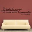 Wall decal quote De toutes les passions ... - Guy de Maupassant - ambiance-sticker.com