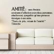 Wall decals with quotes - Wall decal quote friendship definition - ambiance-sticker.com