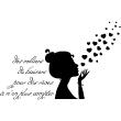 Love  wall decals - Wall decal Wall decal quote Des milliers de baiser pour des rêves - ambiance-sticker.com