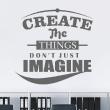 Wall decals with quotes - Wall sticker quote Don't just imagine - decoration - ambiance-sticker.com