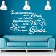 Wall decals with quotes - Quote wall sticker écoutez simplement votre coeur ... - ambiance-sticker.com