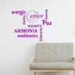 Wall decals with quotes - Wall sticker quote Energia, éxito, armonia - ambiance-sticker.com
