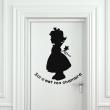 Wall decals for kids - Wall decal quote ici c'est ma chambre little girl - ambiance-sticker.com