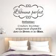Wall decals with quotes - Quote wall sticker L'homme parfait - ambiance-sticker.com