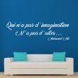 Wall decal L'imagination...Mohamed Ali - ambiance-sticker.com