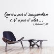 Wall decal L'imagination...Mohamed Ali - ambiance-sticker.com