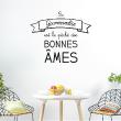 Wall decals with quotes - Wall decal quote la gourmandise est le péché - ambiance-sticker.com