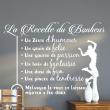 Wall decals with quotes - Wall decal quote La recette du bonheur - decoration - ambiance-sticker.com