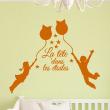 Wall decals for kids - Wall decal quote la tête dans les étoiles - ambiance-sticker.com