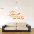 Wall decals with quotes - Wall decal quote lahme vögel singen - ambiance-sticker.com