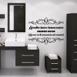 Bathroom wall decals - Wall decal quote Lavabo inter innocentes manus meas - ambiance-sticker.com