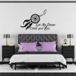 Love  wall decals - Wall decal Wall decal quote let my dream catch your love - ambiance-sticker.com