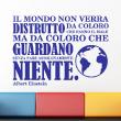 Wall decals with quotes - Wall decal quote Ma da coloro che...(Albert Einstein) - ambiance-sticker.com
