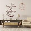 Wall decals with quotes - Wall sticker quote Maintenant je vais bien ... - decoration - ambiance-sticker.com