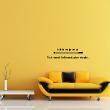 Wall decals music - Music Tout serait tellement plus simple ... Wall decal - ambiance-sticker.com