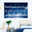 Wall decals with quotes - Quote wall decal Oscar Wilde - il faut toujours viser la lune  decoration - ambiance-sticker.com