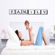 Puzzle family Wall decal quote - ambiance-sticker.com