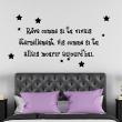Bedroom wall decals - Wall decal quote Rêve comme si tu vivais éternelement ... - ambiance-sticker.com