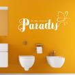 Wall decals with quotes - Wall decal quote Un petit coin de paradis - decoration - ambiance-sticker.com