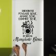 Wall decals for the kitchen - Wall decal quote Uno non puo ... - decoration&#8203; - ambiance-sticker.com