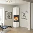 Wall decals with quotes - Wall decal quote Vieuw out my window ... - decoration - ambiance-sticker.com
