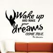 Wall decals with quotes - Wall decal Wake up and make your dreams come true - Mr Wonderful - ambiance-sticker.com