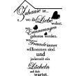 Wall decals with quotes - Wall sticker quote Zuhause ist wo die liebe - ambiance-sticker.com