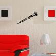 Wall decals music - Wall decal Clarinet - ambiance-sticker.com