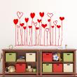 Love  wall decals - Wall decal Wall sticker bouquet of field hearts - ambiance-sticker.com