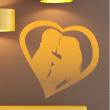 Bedroom wall decals - Wall decal kissing couple - ambiance-sticker.com